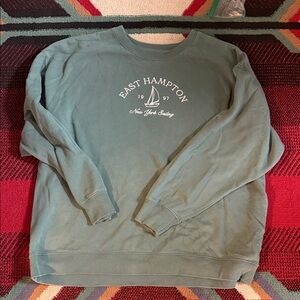 Hollister Green Womens Sweatshirt